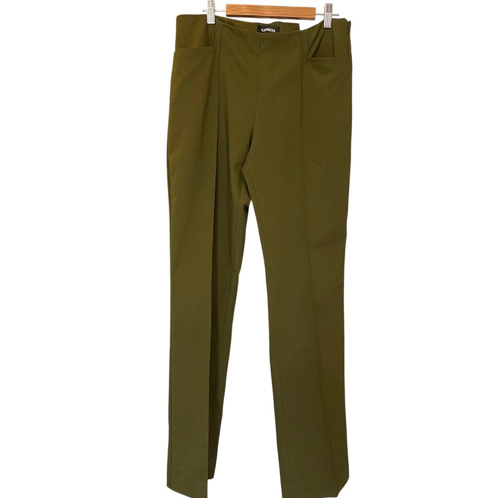 Express Columnist Women's Fitted Through Hip & Thigh Pants Size 10R
